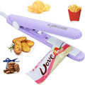 Chip Bag Sealer Mini, Handheld Heat Sealer for Chip Bags and Mylar Bags, Portable Bag Resealer for Food Storage - Purple