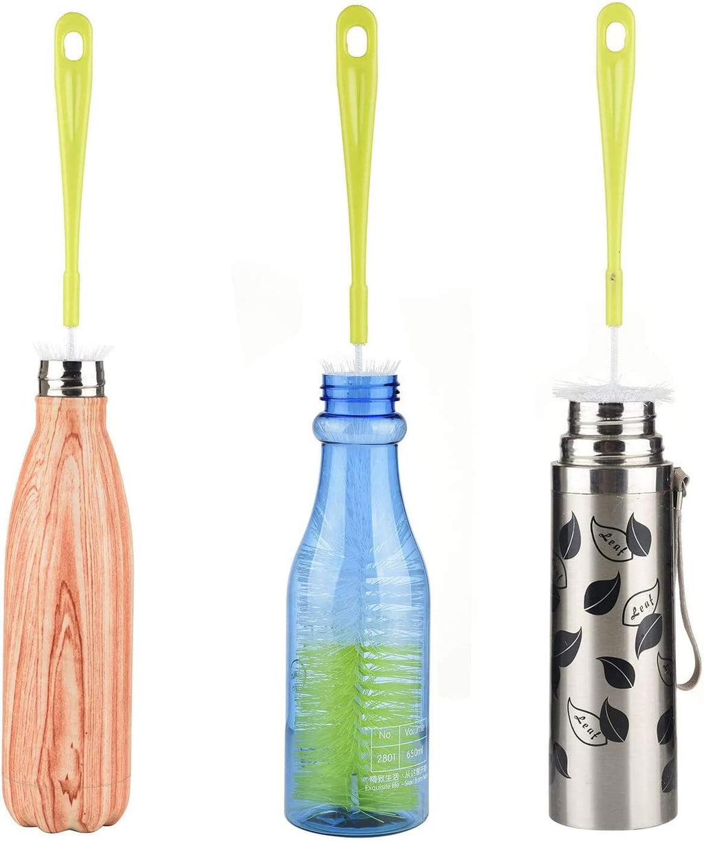 16 Inch Long Bottle Brush Cleaner for Washing Wine/Beer/Sport Well/Thermos/Glass, Hummingbird Feeder and Long Narrow Neck Sport Bottles