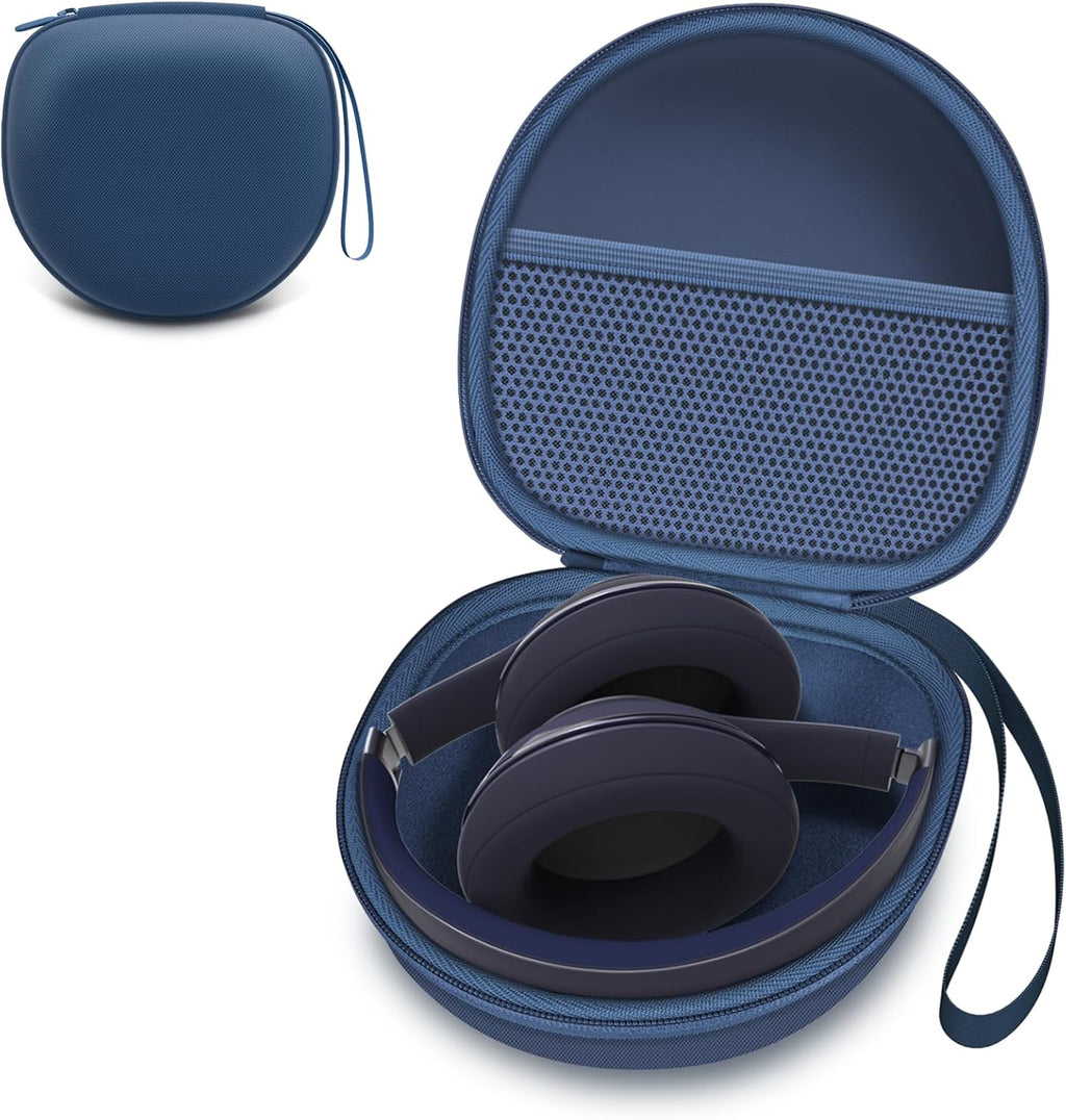 Headphone Case Compatible with Beribes/Tozo/Kvidio/Beats/Soundcore Anker Noise Cancelling Over-Ear Headphones, Black