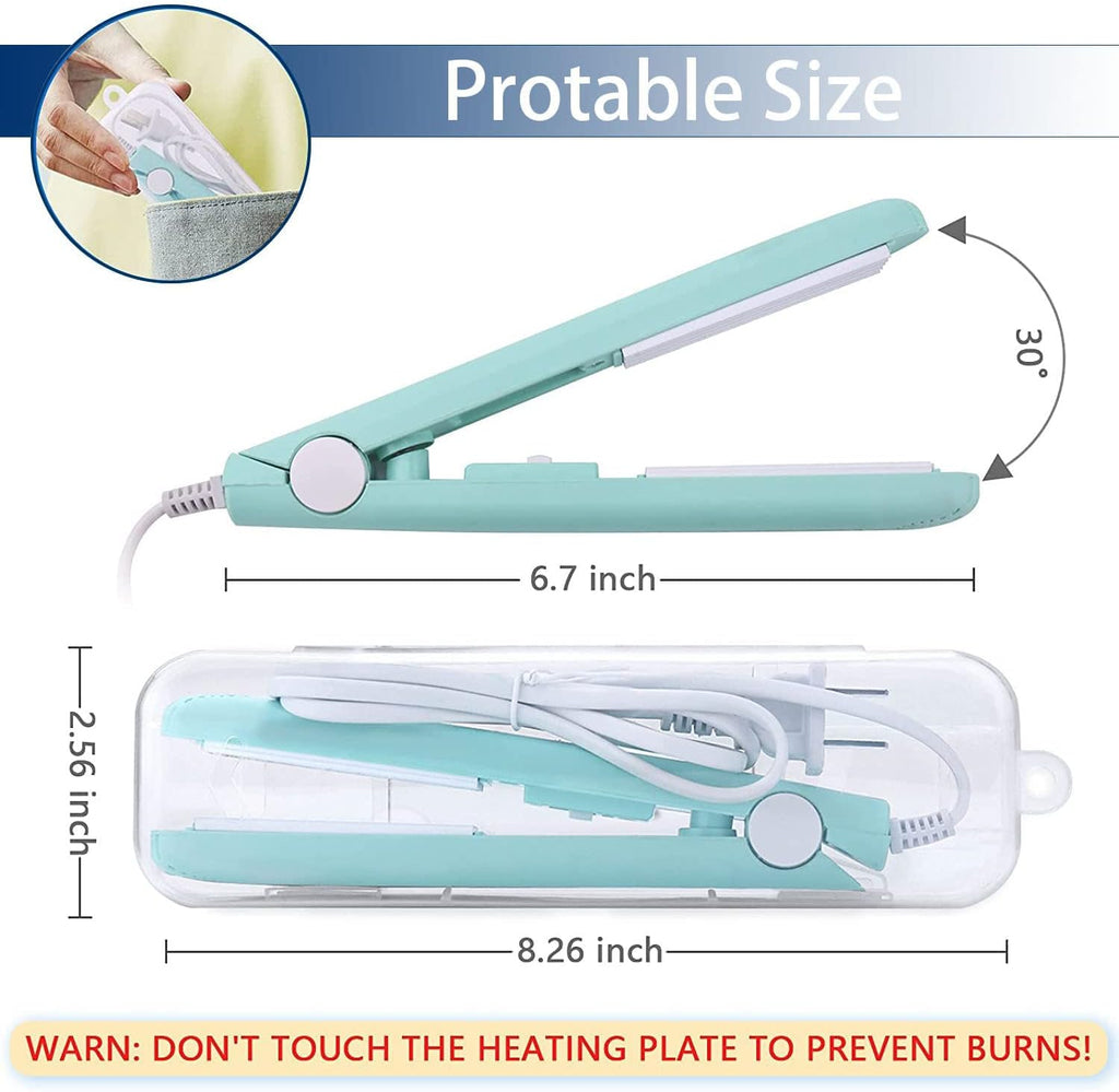 Mini Chip Sealer, Portable Heat Bag Sealer for Food Storage | Portable Heat Sealer for Snack, Foil and Plastic Bags. Keeps Food Fresh with Quick Sealing for Kitchen Storage.