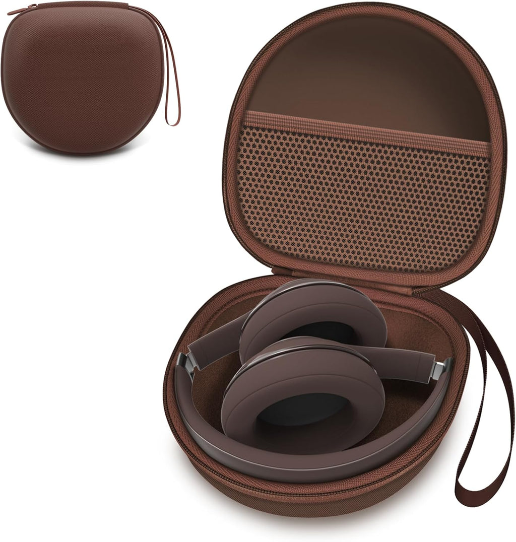 Headphone Case Compatible with Beribes/Tozo/Kvidio/Beats/Soundcore Anker Noise Cancelling Over-Ear Headphones, Black