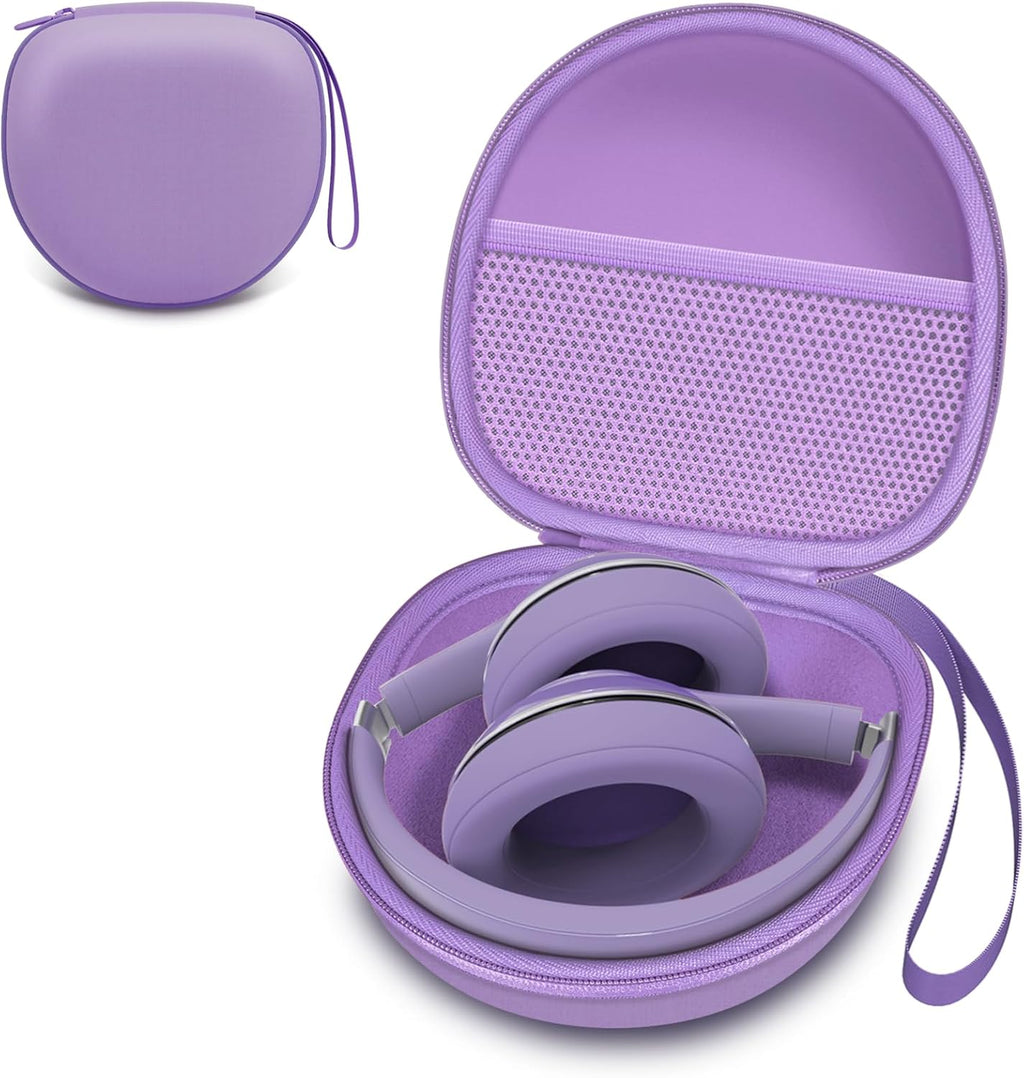 Headphone Case Compatible with Beribes/Tozo/Kvidio/Beats/Soundcore Anker Noise Cancelling Over-Ear Headphones, Black
