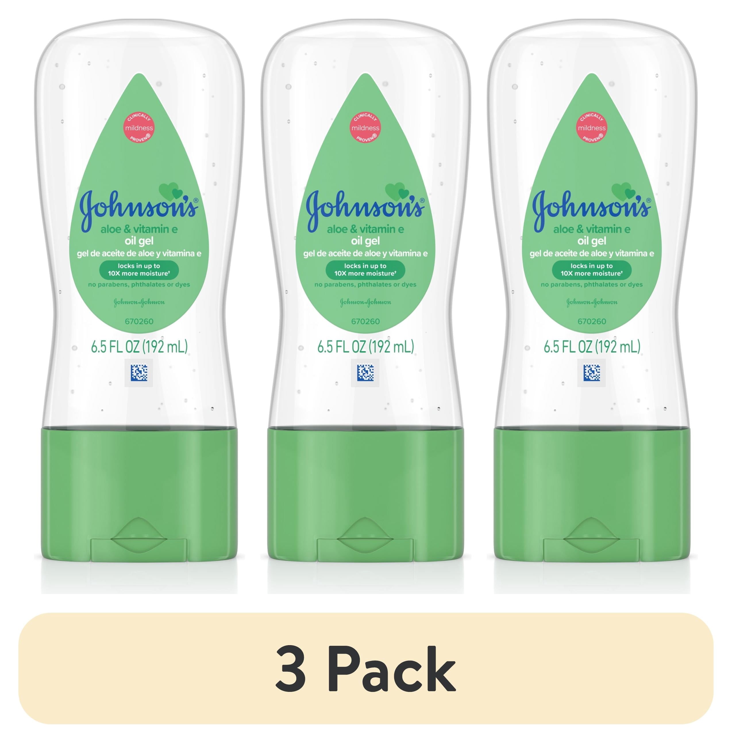 Baby Body Moisturizing Oil Gel, Aloe Vera & Vitamin E, Soothing, 6.5 Fl Oz