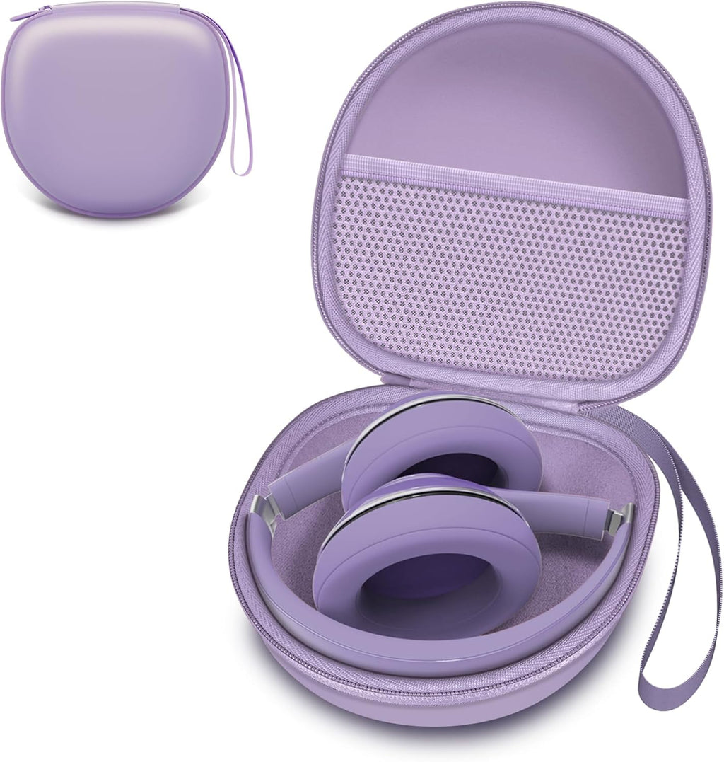 Headphone Case Compatible with Beribes/Tozo/Kvidio/Beats/Soundcore Anker Noise Cancelling Over-Ear Headphones, Black