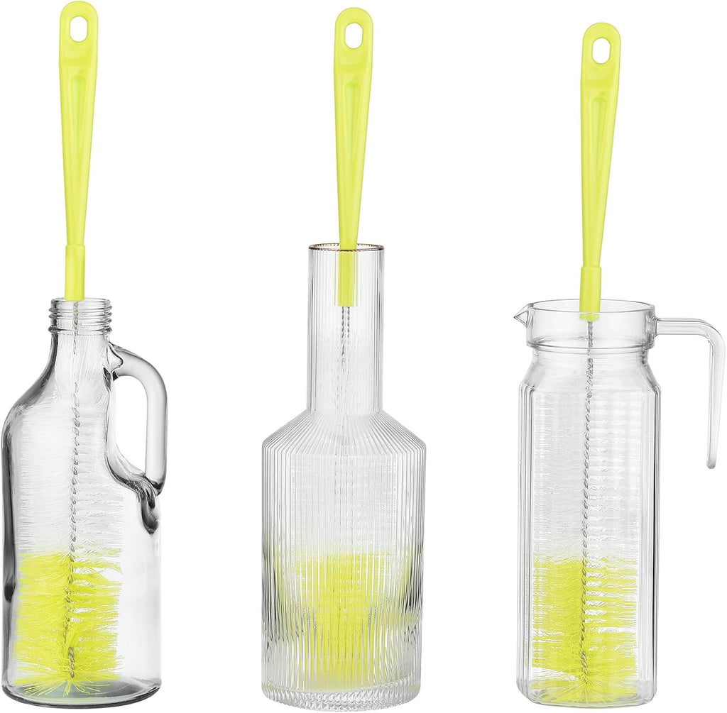 16 Inch Long Bottle Brush Cleaner for Washing Wine/Beer/Sport Well/Thermos/Glass, Hummingbird Feeder and Long Narrow Neck Sport Bottles