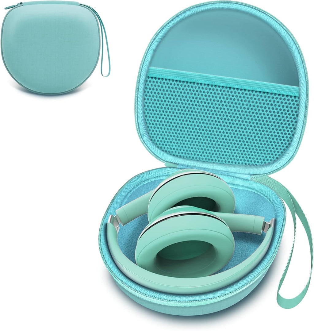 Headphone Case Compatible with Beribes/Tozo/Kvidio/Beats/Soundcore Anker Noise Cancelling Over-Ear Headphones, Black