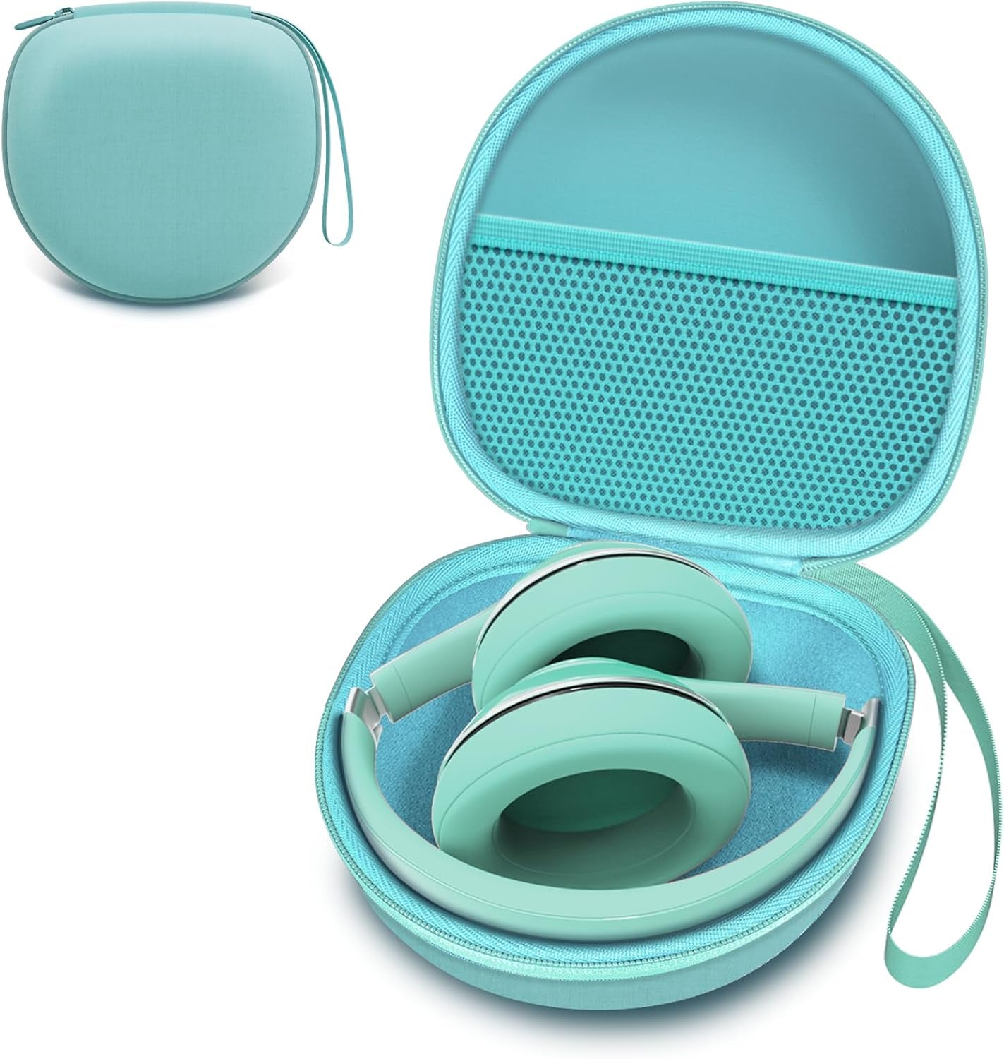 Headphone Case Compatible with Beribes/Tozo/Kvidio/Beats/Soundcore Anker Noise Cancelling Over-Ear Headphones, Black