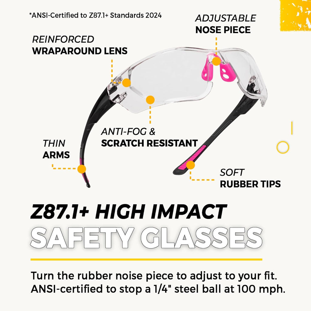 All-In-One Shooting Ear Protection - Comfort+ NRR 28 Earmuffs, Glasses & Earplugs + Carry Case