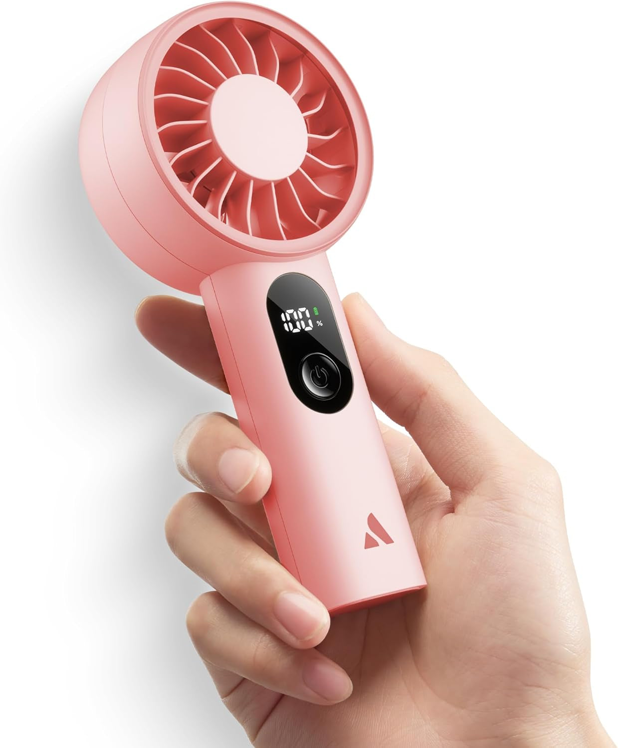 Mighty Portable Fan, Powerful Handheld Fan, USB Rechargeable [10H Max Cooling Time], Mini Personal Battery Powered, Pocket for Travel, Summer, Gifts for Women, Girls -Beige