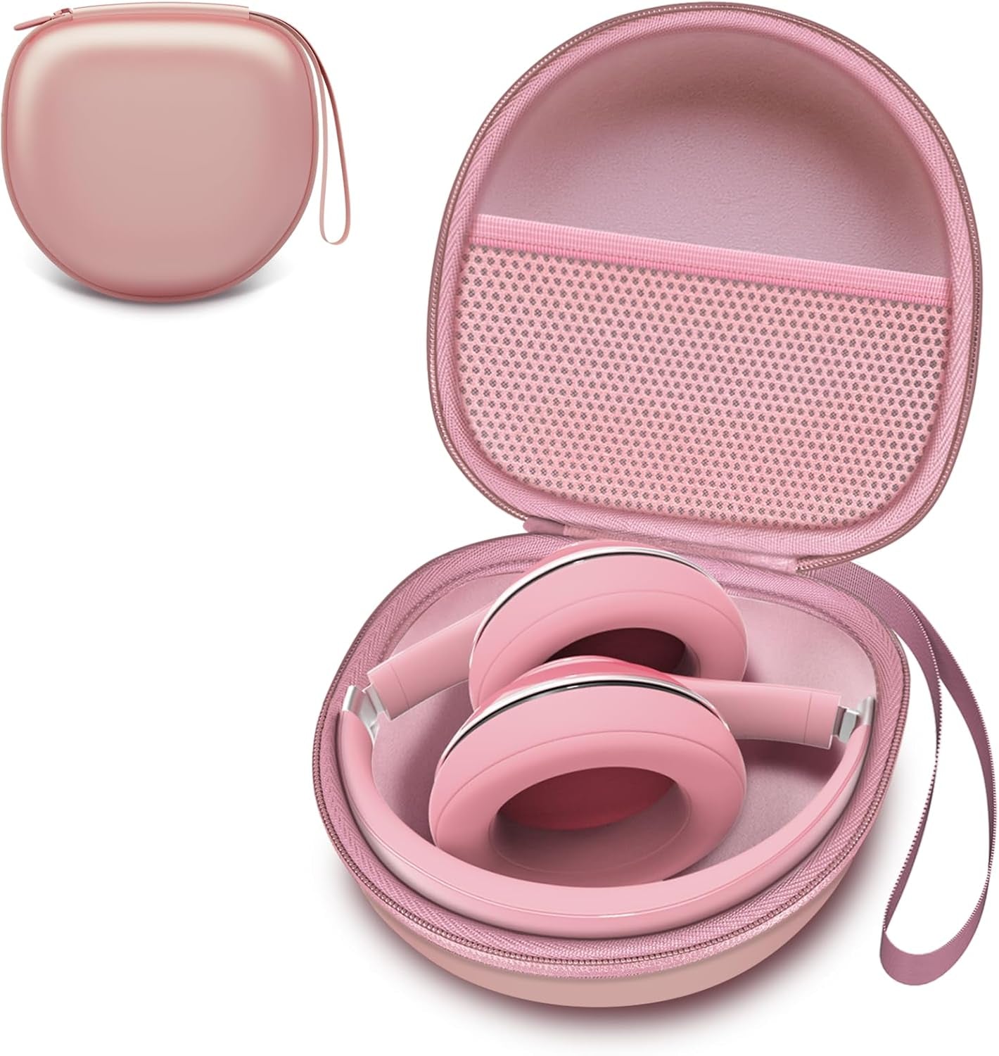Headphone Case Compatible with Beribes/Tozo/Kvidio/Beats/Soundcore Anker Noise Cancelling Over-Ear Headphones, Black