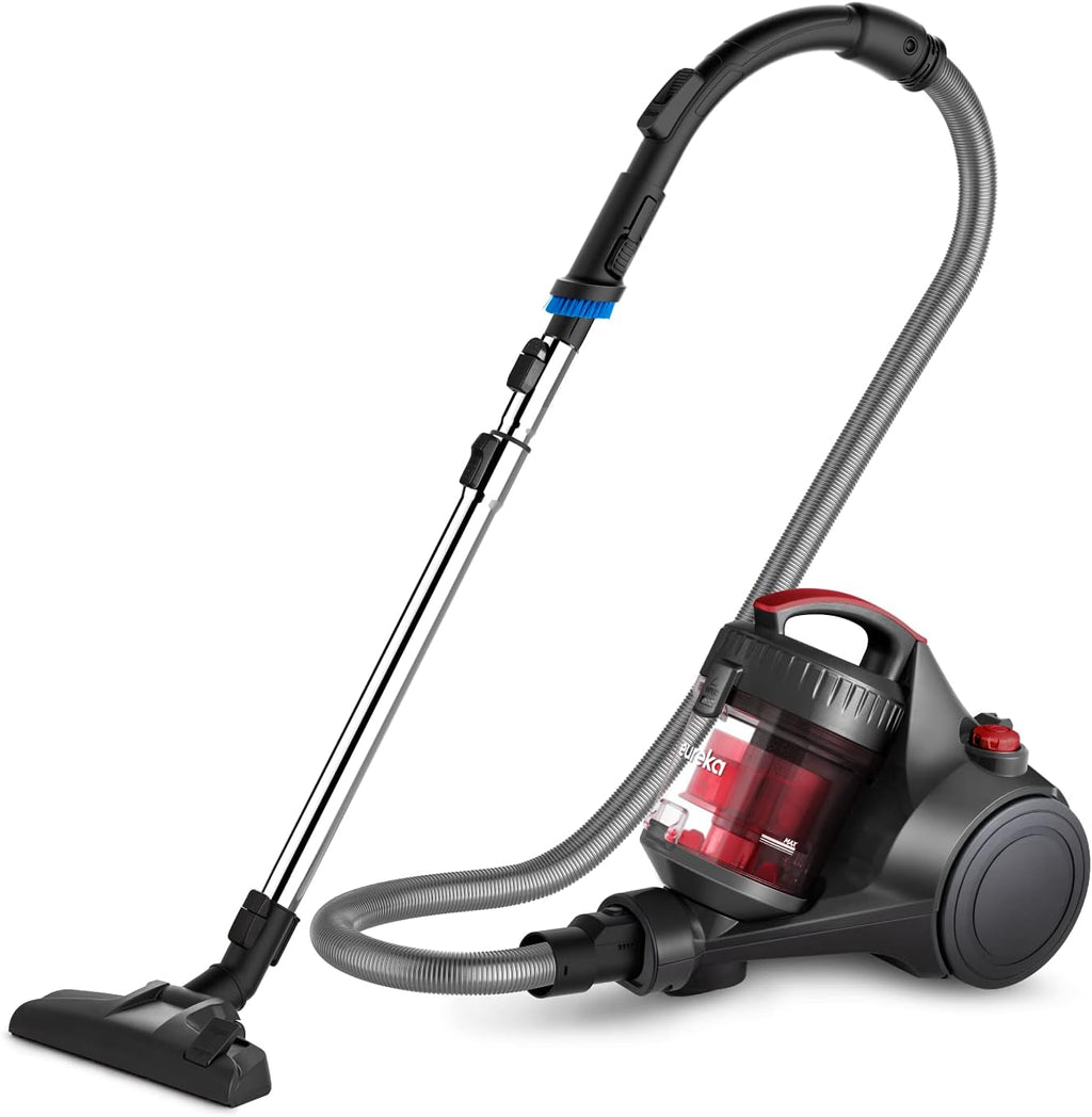 Eureka Whirlwind Bagless Canister 2.5L Vacuum Cleaner, Lightweight Vac for Carpets and Hard Floors, NEN110A, Blue