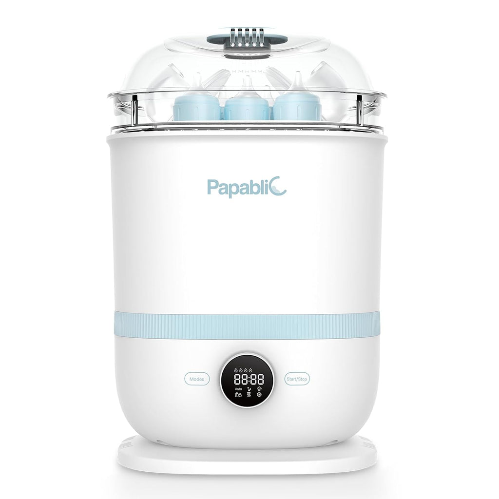 Baby Bottle Sterilizer and Dryer Pro, Esterilizador De Biberones, Electric Steam Sterilizer for Baby Bottles, Pacifiers, and Pump Parts, Large Capacity 10 Bottles