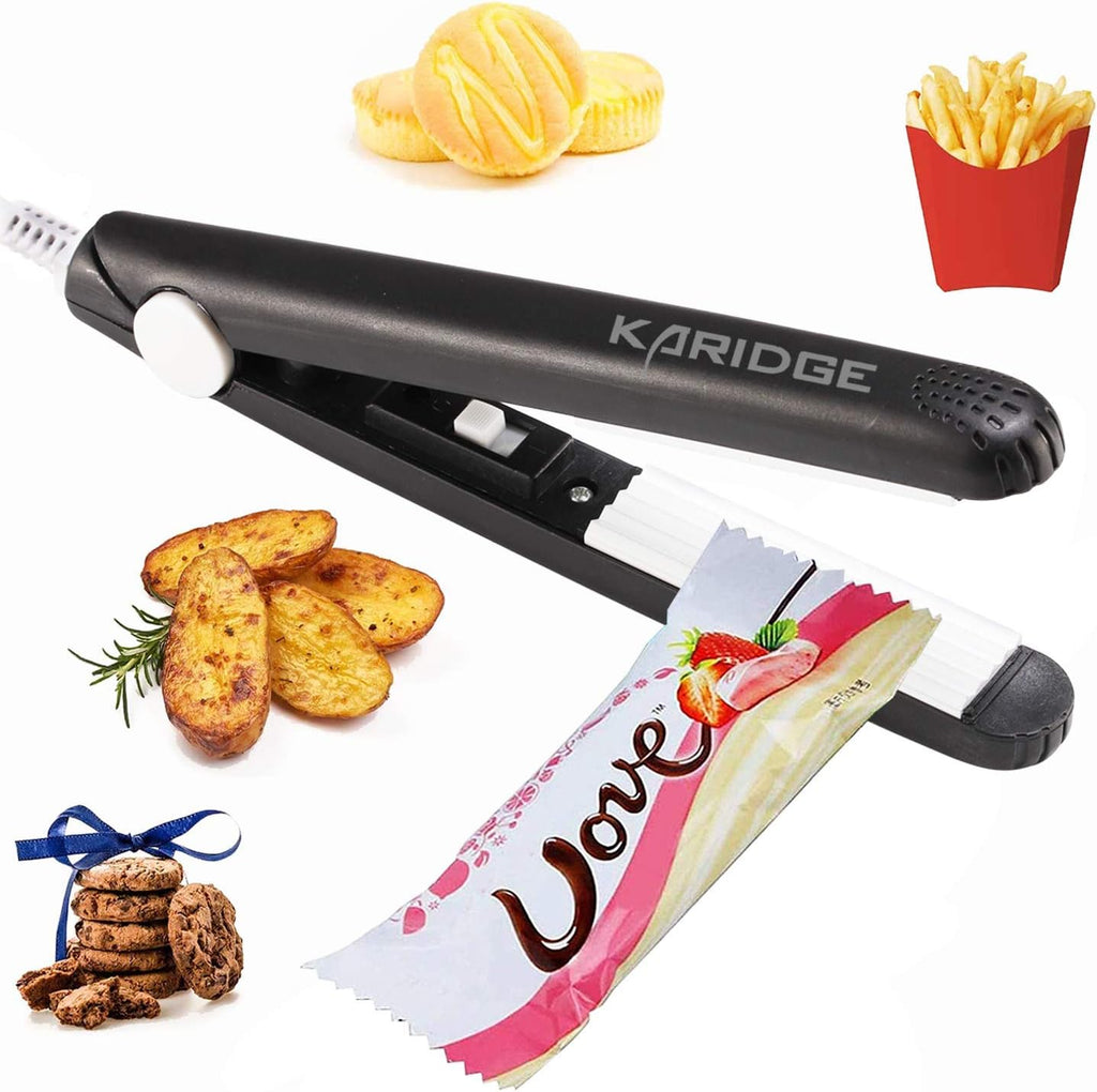 Chip Bag Sealer Mini, Handheld Heat Sealer for Chip Bags and Mylar Bags, Portable Bag Resealer for Food Storage - Purple