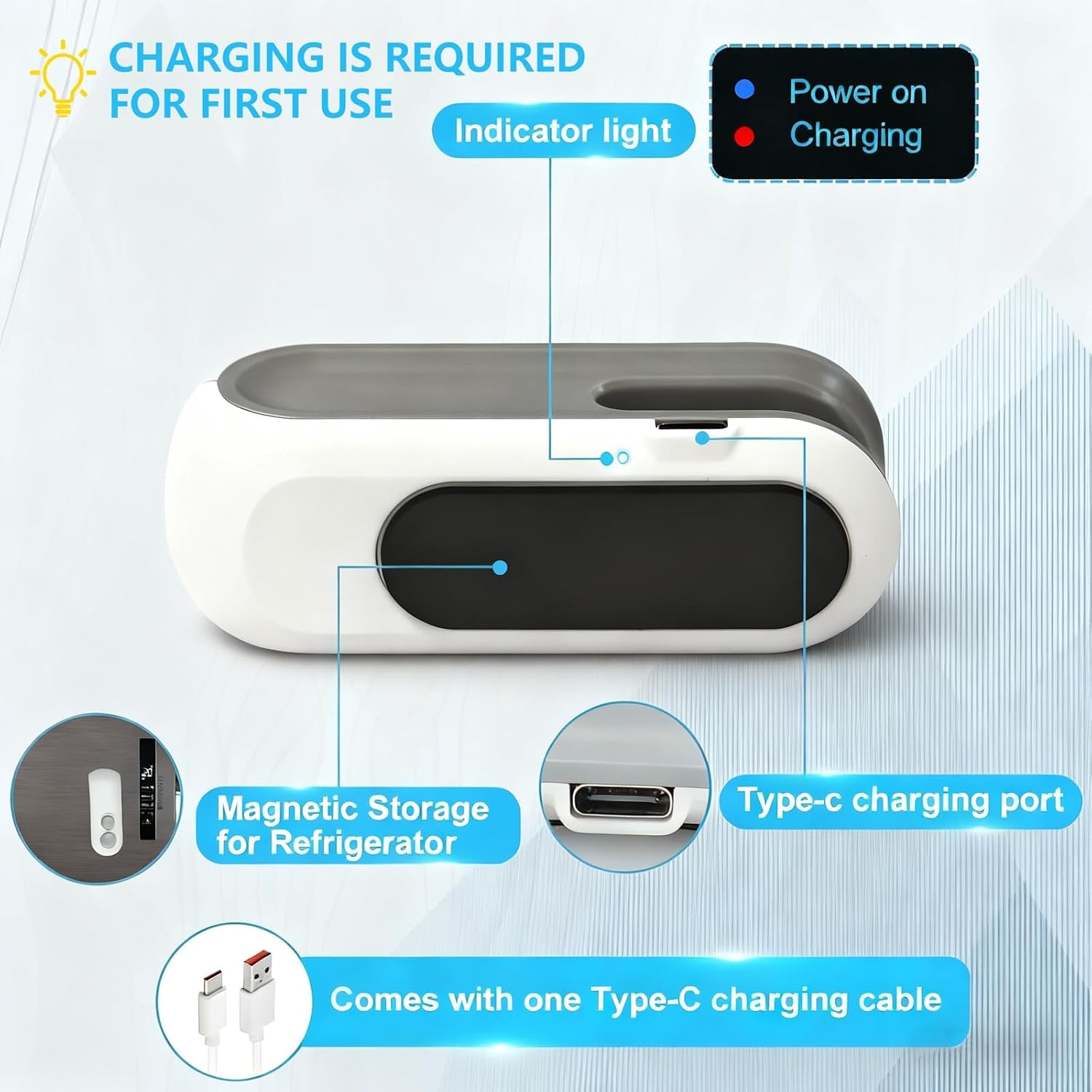 Mini Bag Sealer with Cutter and Magnet, 2 in 1 Rechargeable Vacuum Sealer Bag Heat Seal Machine with Sealer&Cutter for Plastic/Chip/Vacuum Sealer Bags (White 2.0)