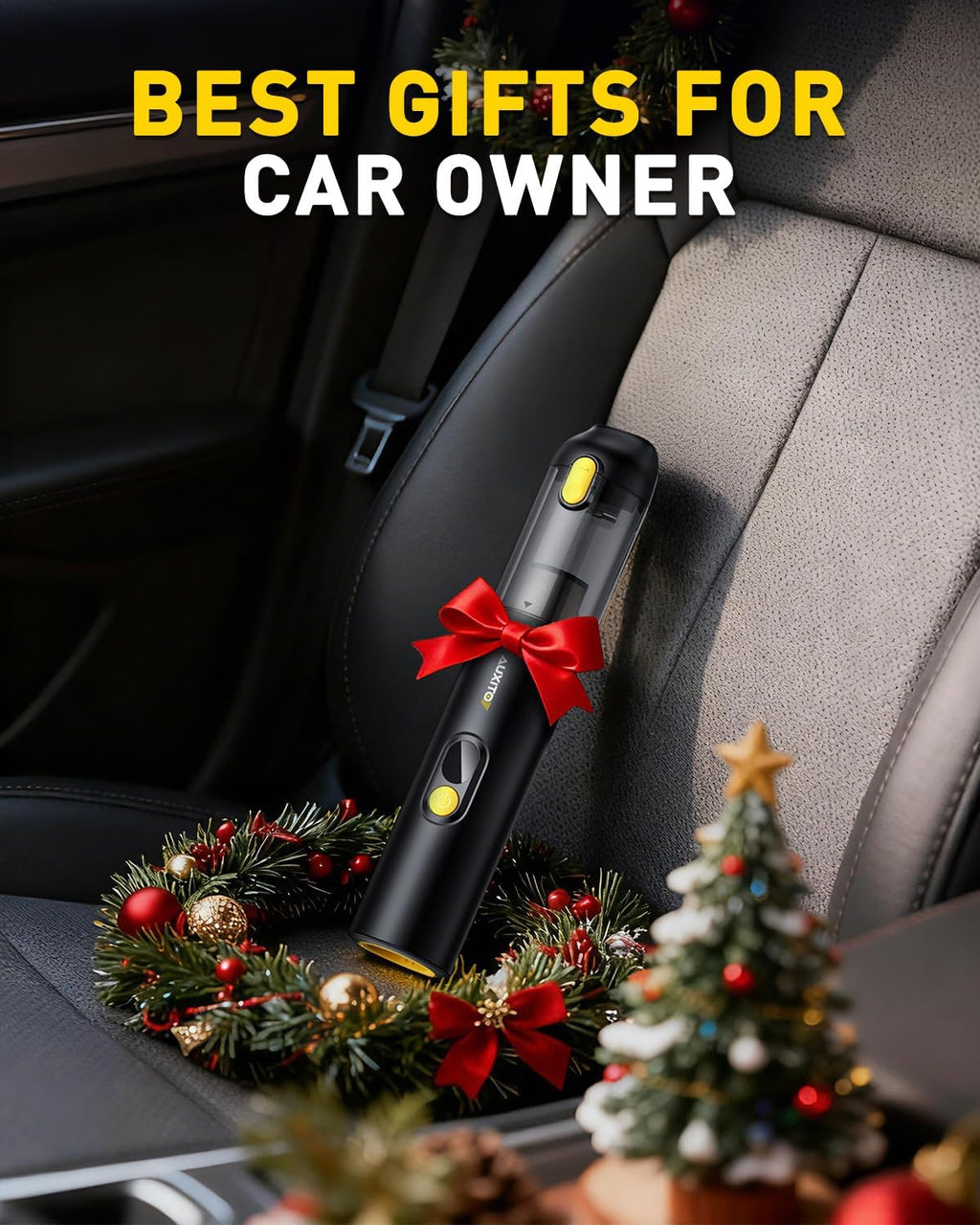 Car Vacuum Portable Cordless 14000Pa Suction, Handheld Vacuum Blow & Suction 2 in 1, Small Vacuum Cleaner Hand Held Vacuum for Car, Home, Pet, Office, Ideal Gifts for Men & Women (Black)