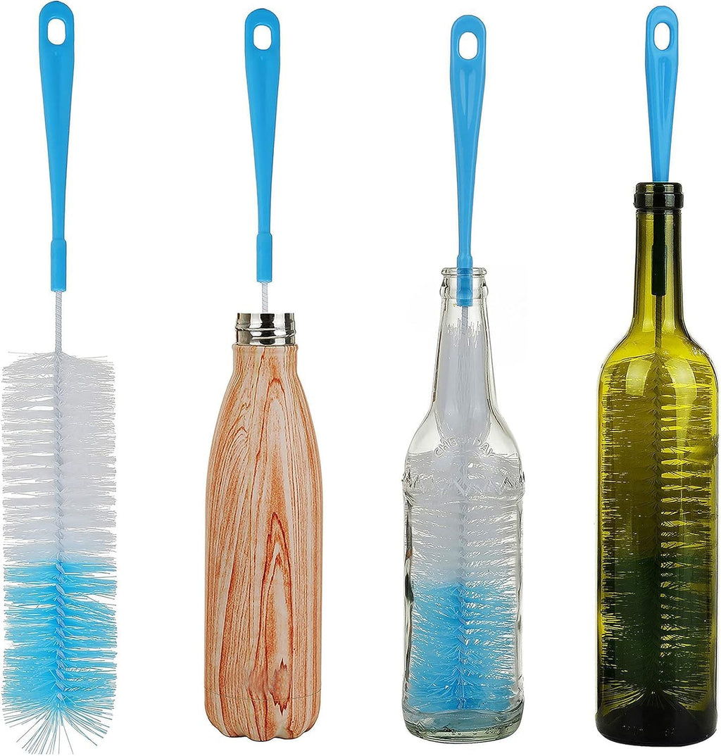 17 Inch Extra Long Bottle Cleaning Brush Cleaner for Washing Narrow Neck Beer/Wine/Thermos, Brewing Bottles, Hummingbird Feeder