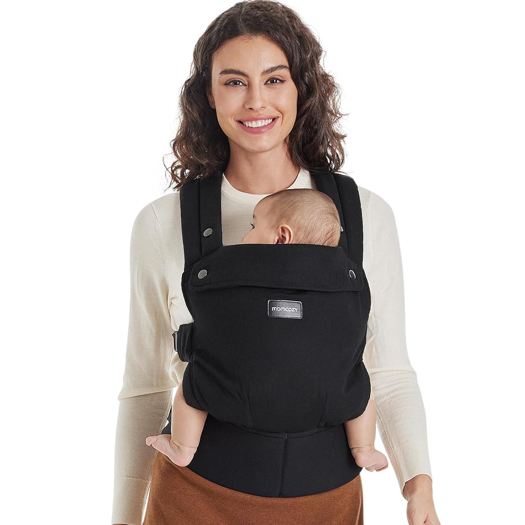 Baby Carrier - Ergonomic, Cozy and Lightweight Carrier for 7-45Lbs, Effortless to Put On, Ideal for Hands-Free Parenting, Enhanced Lumbar Support, Purehug for Infant to Toddler, Khaki