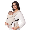 Baby Carrier - Ergonomic, Cozy and Lightweight Carrier for 7-45Lbs, Effortless to Put On, Ideal for Hands-Free Parenting, Enhanced Lumbar Support, Purehug for Infant to Toddler, Khaki