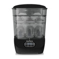 Bottle Sterilizer and Dryer Advanced – 33% Faster - Largest Capacity Steam Sanitizer - Universal Sterilization Machine for All Bottles + Pump Parts - HEPA Air Filter, Black