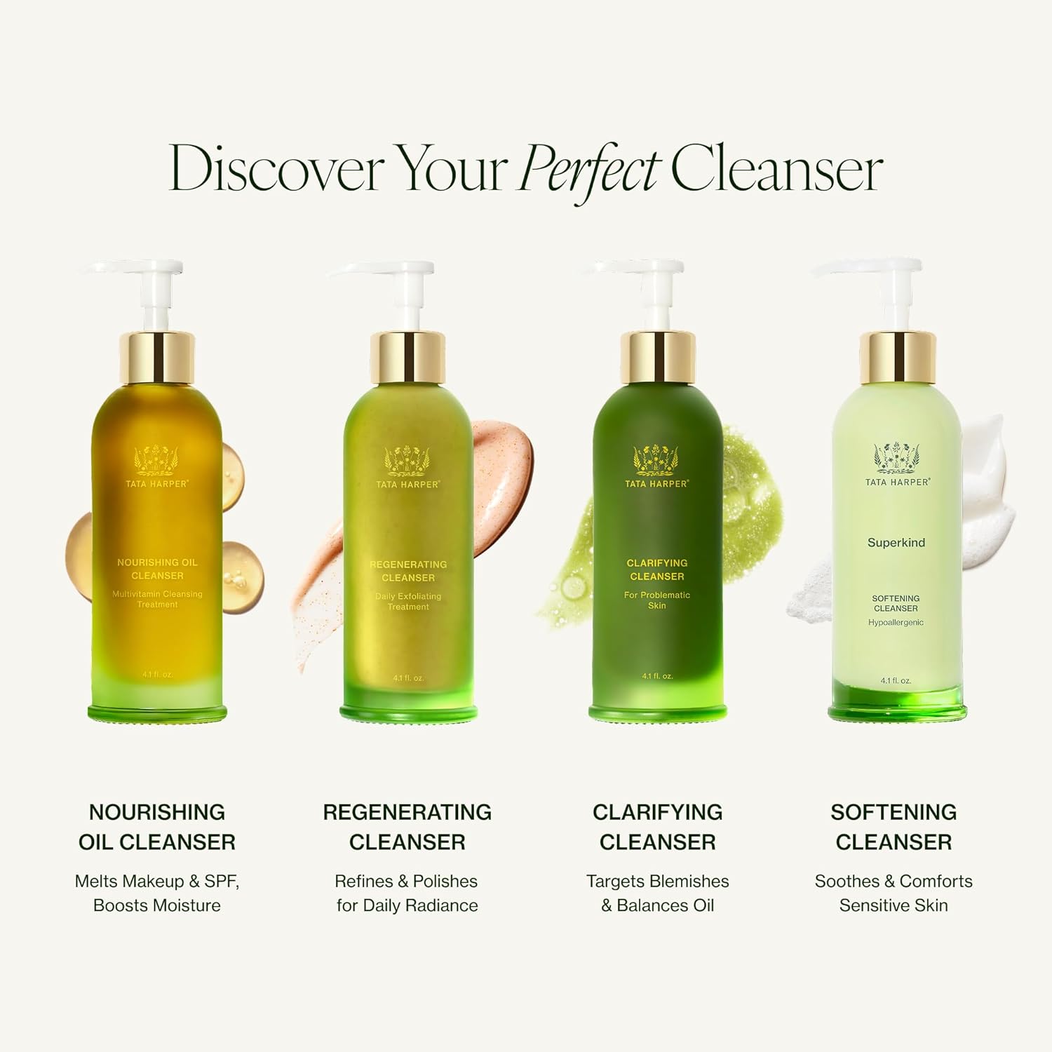 Tata Harper Regenerating Cleanser | Daily Cleansing & Exfoliating Facial Cleanser with Beta Hydroxy Acid | Clinically Proven Natural Skincare for Uneven Texture & Lack of Radiance | for All Skin Types