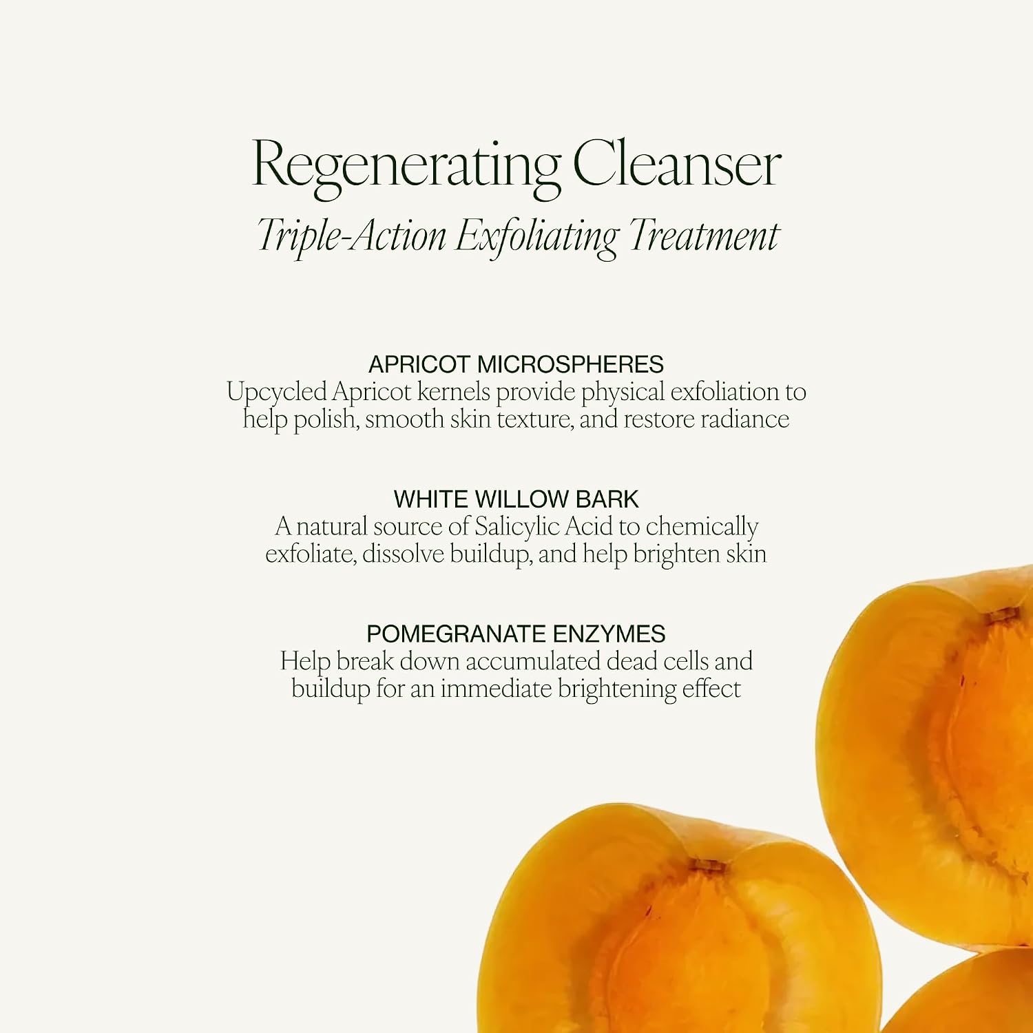 Tata Harper Regenerating Cleanser | Daily Cleansing & Exfoliating Facial Cleanser with Beta Hydroxy Acid | Clinically Proven Natural Skincare for Uneven Texture & Lack of Radiance | for All Skin Types