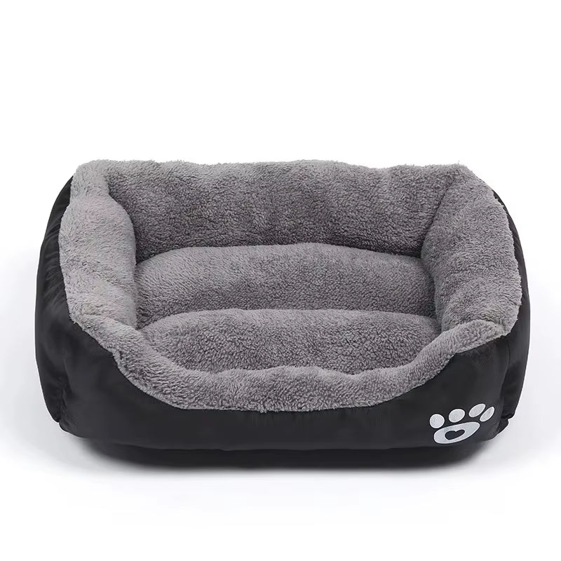 Soft Square Large Dog Sofa Elastic Dog House Cushion Winter Warm Medium Dog Bed Washable Cat Kennel House Accessories