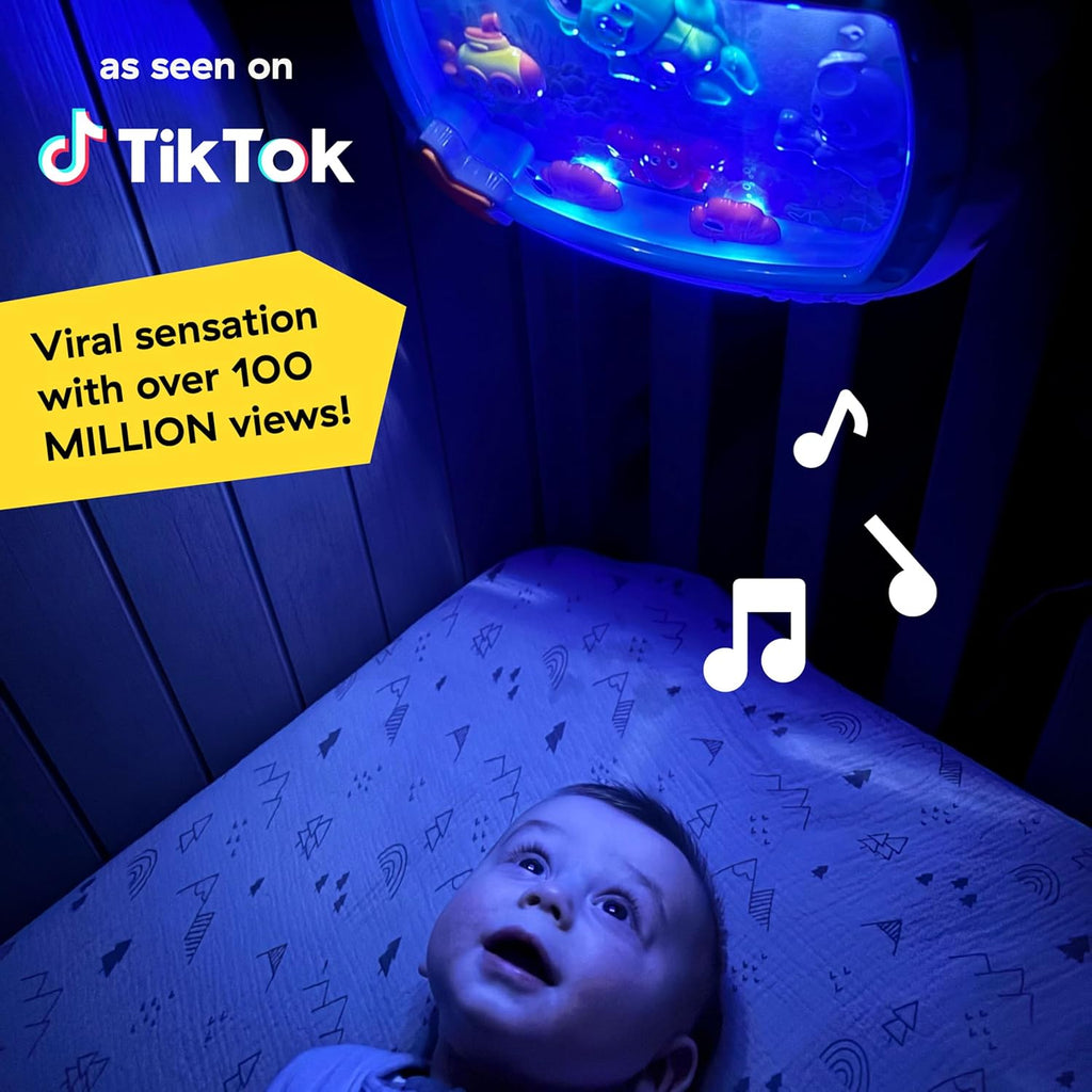 Sea Dreams Soother Musical Crib Toy and Sound Machine, Newborn and Up