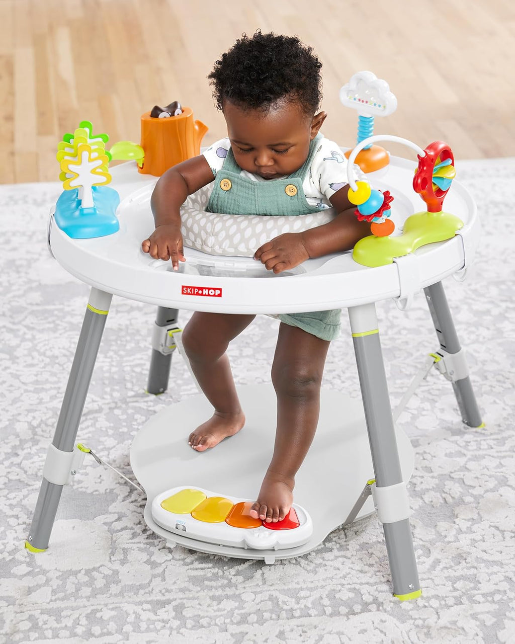 Skip Hop Baby Activity Center: Interactive Play Center with 3-Stage Grow-With-Me Functionality, 4Mo+, Explore & More