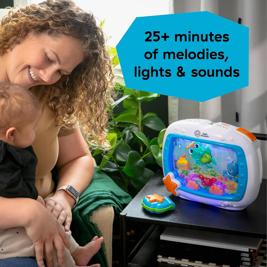 Sea Dreams Soother Musical Crib Toy and Sound Machine, Newborn and Up