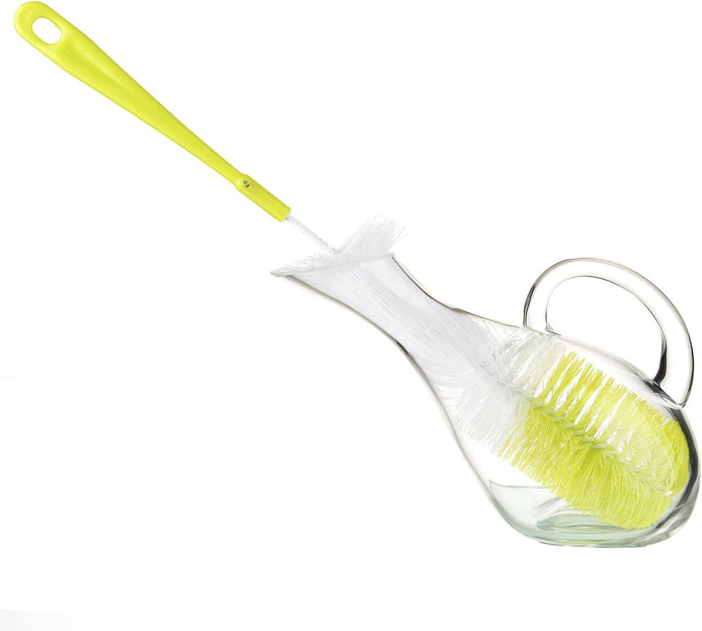 16 Inch Long Bottle Brush Cleaner for Washing Wine/Beer/Sport Well/Thermos/Glass, Hummingbird Feeder and Long Narrow Neck Sport Bottles