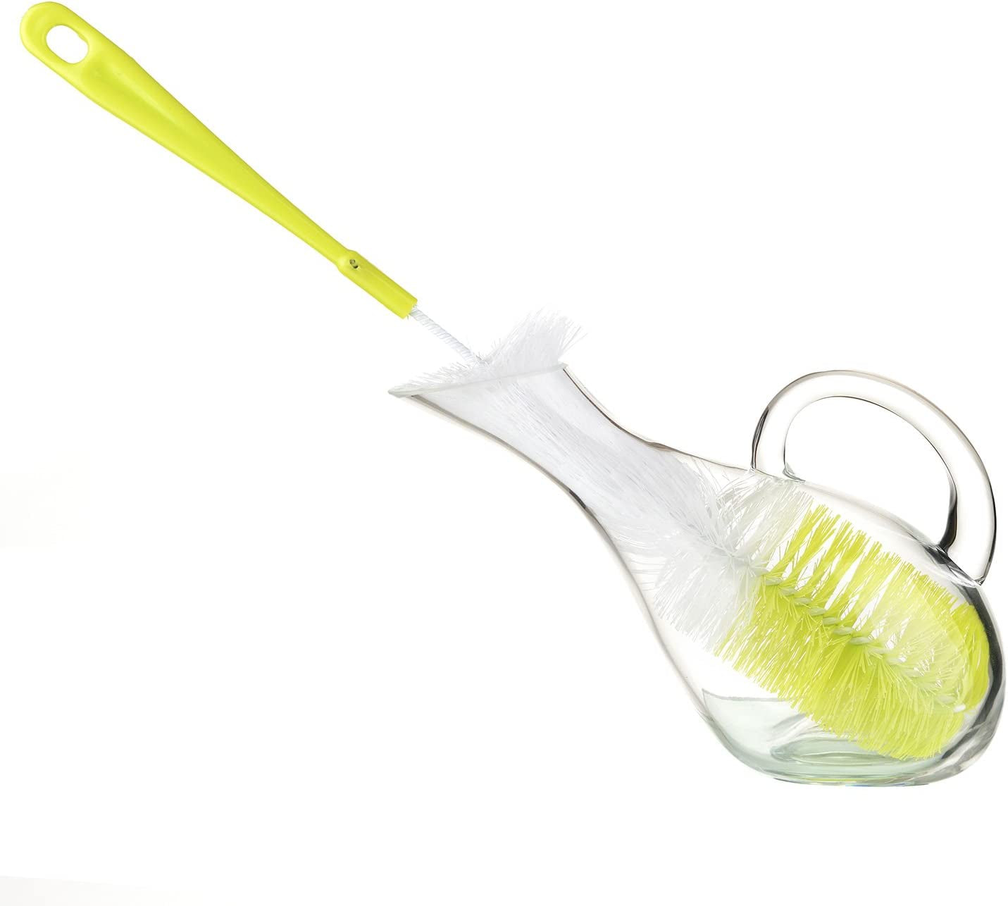 16 Inch Long Bottle Brush Cleaner for Washing Wine/Beer/Sport Well/Thermos/Glass, Hummingbird Feeder and Long Narrow Neck Sport Bottles
