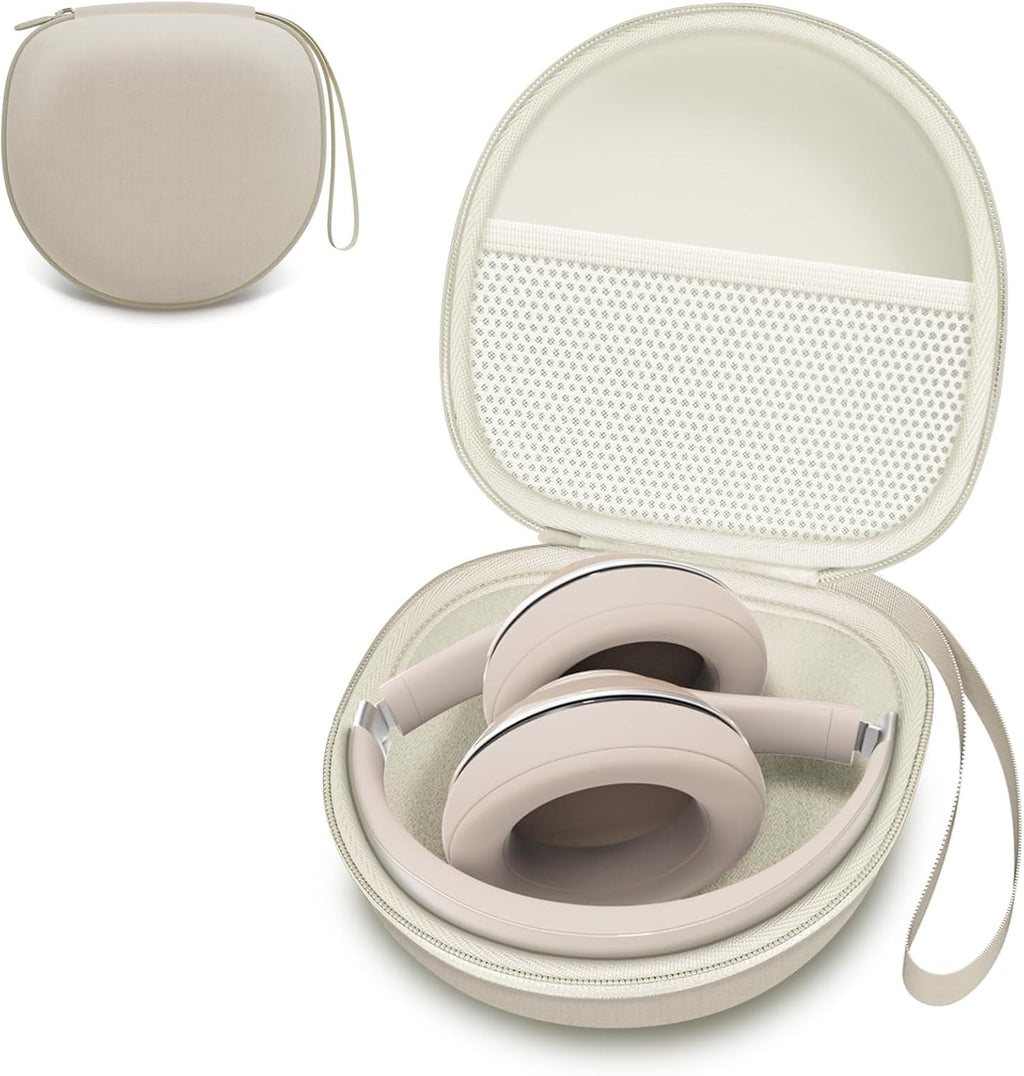Headphone Case Compatible with Beribes/Tozo/Kvidio/Beats/Soundcore Anker Noise Cancelling Over-Ear Headphones, Black