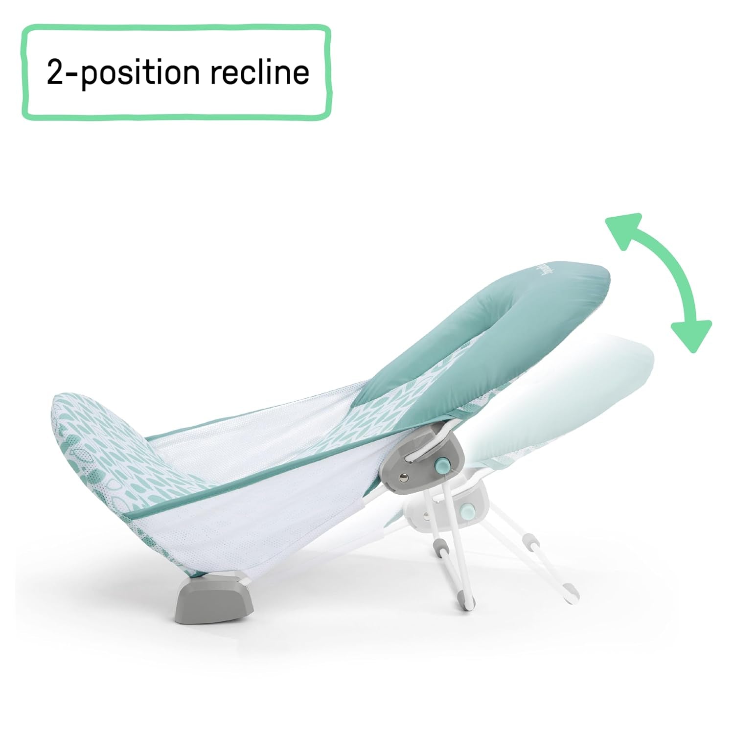 Foldaway 2-Position Bather, 2-Position Bath Support for Sink or Bathtub, for Ages 0-6 Months, up to 20 Pounds