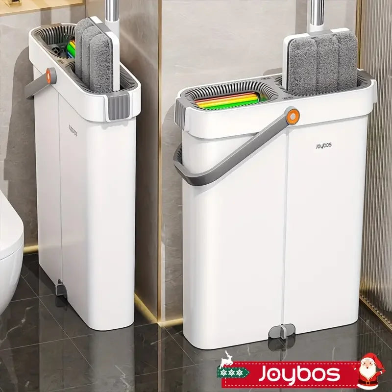 Joybos Ultra-Slim Flat Mop & Bucket System