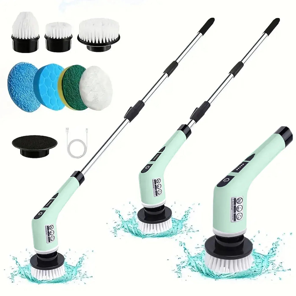 Wireless Electric Rotating Cleaning Brush Set