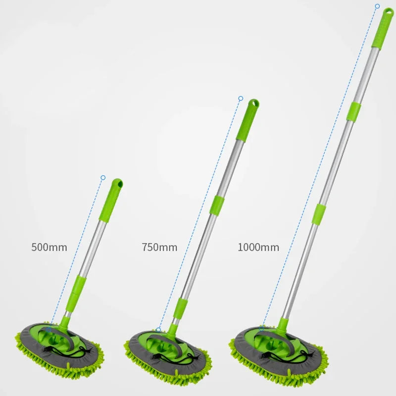 2-in-1 Telescoping Car Wash Brush & Duster