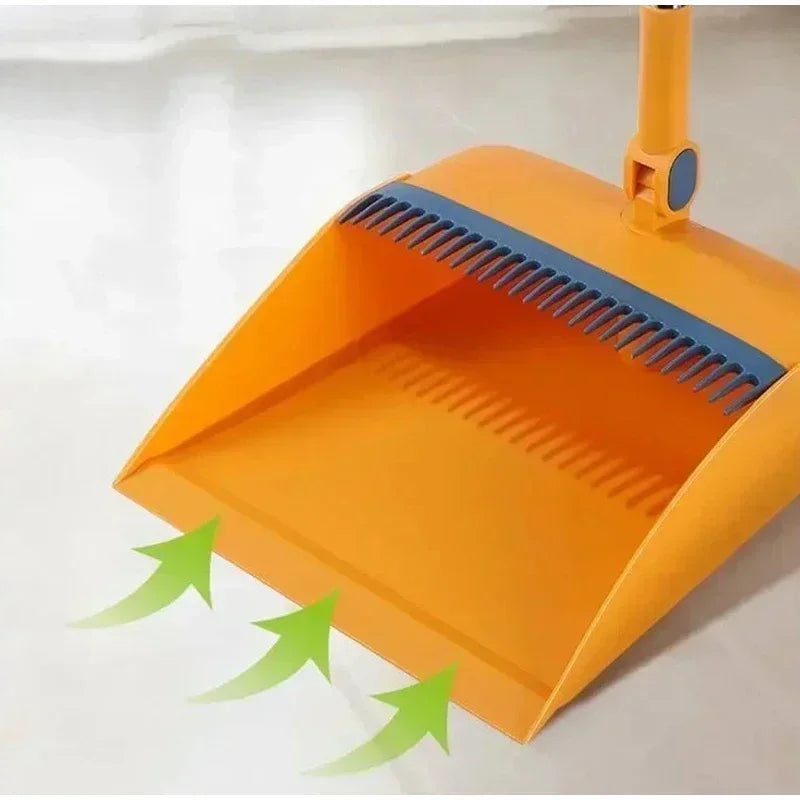 Foldable Broom & Dustpan Set
