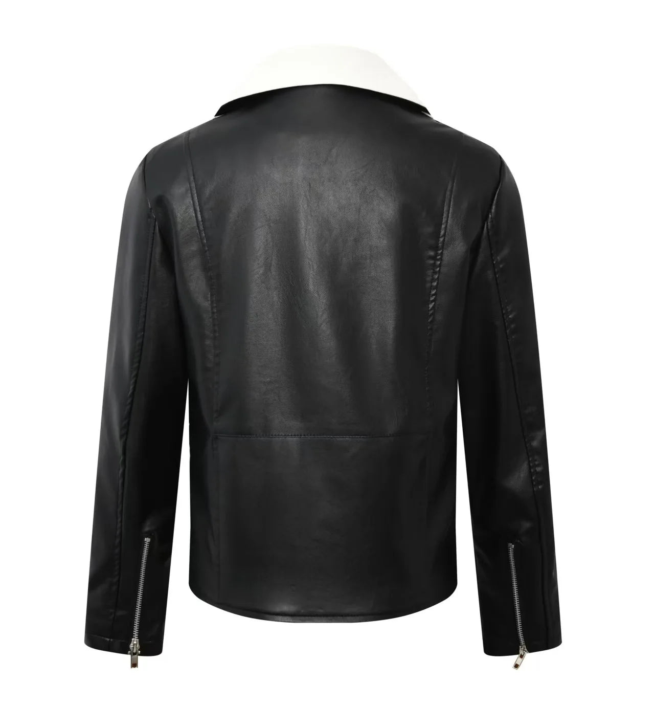 2025 New Men's Leather Jacket Baseball Style Casual Biker Coat Trendy Korean Version Spring Autumn Fashion City Youth PU Leather