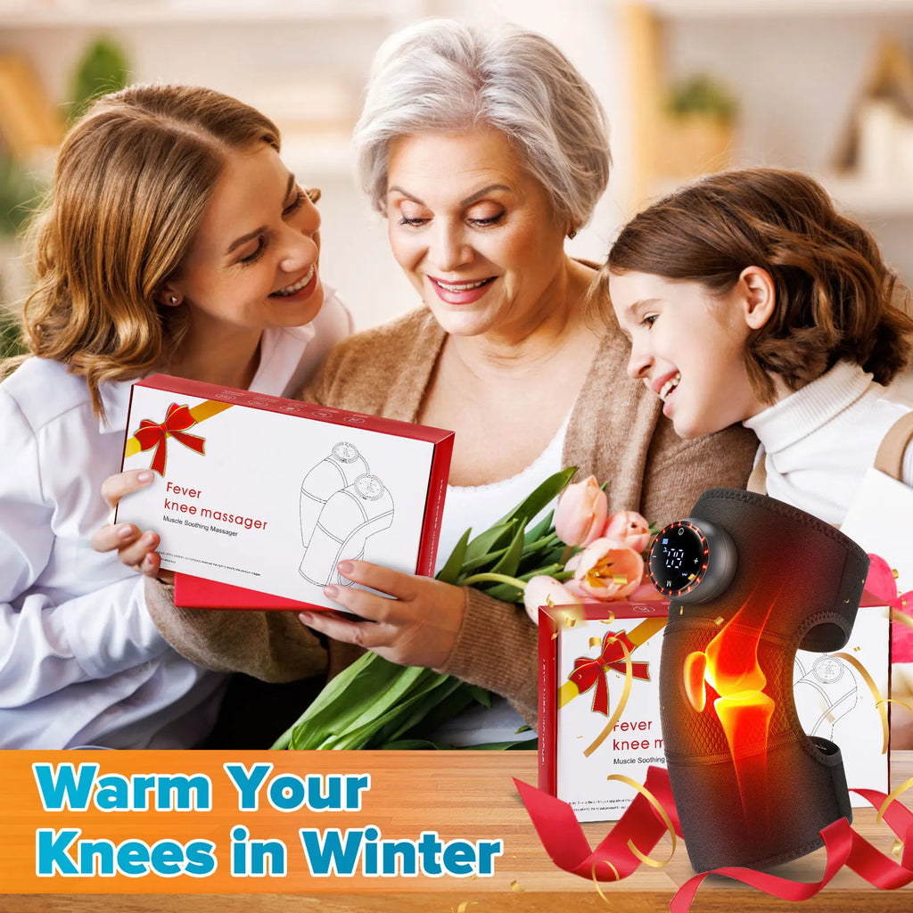 Thermal Shoulder Massager for Knee Shoulder Elbow Heated Brace Wireless Support Brace Belt Knee Pad Blood Circulation Protector