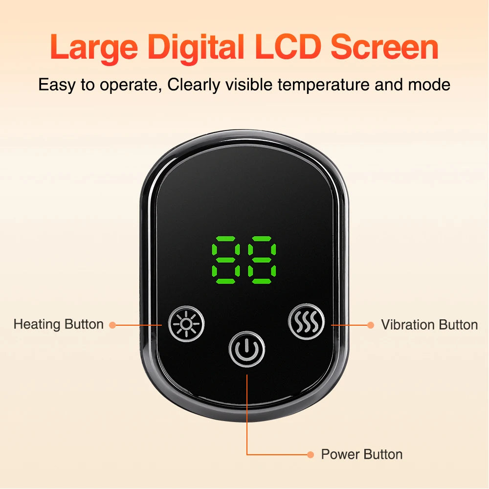 Electric foot and hand massager can vibrate and heat the ankles and ankles, and the bracket joints are portable, which can relax