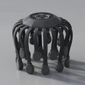 Orange Octopus Head Massager, 10/20 Independent Massage Heads, Wireless Vibration Scalp Scratcher for Daily Relaxation