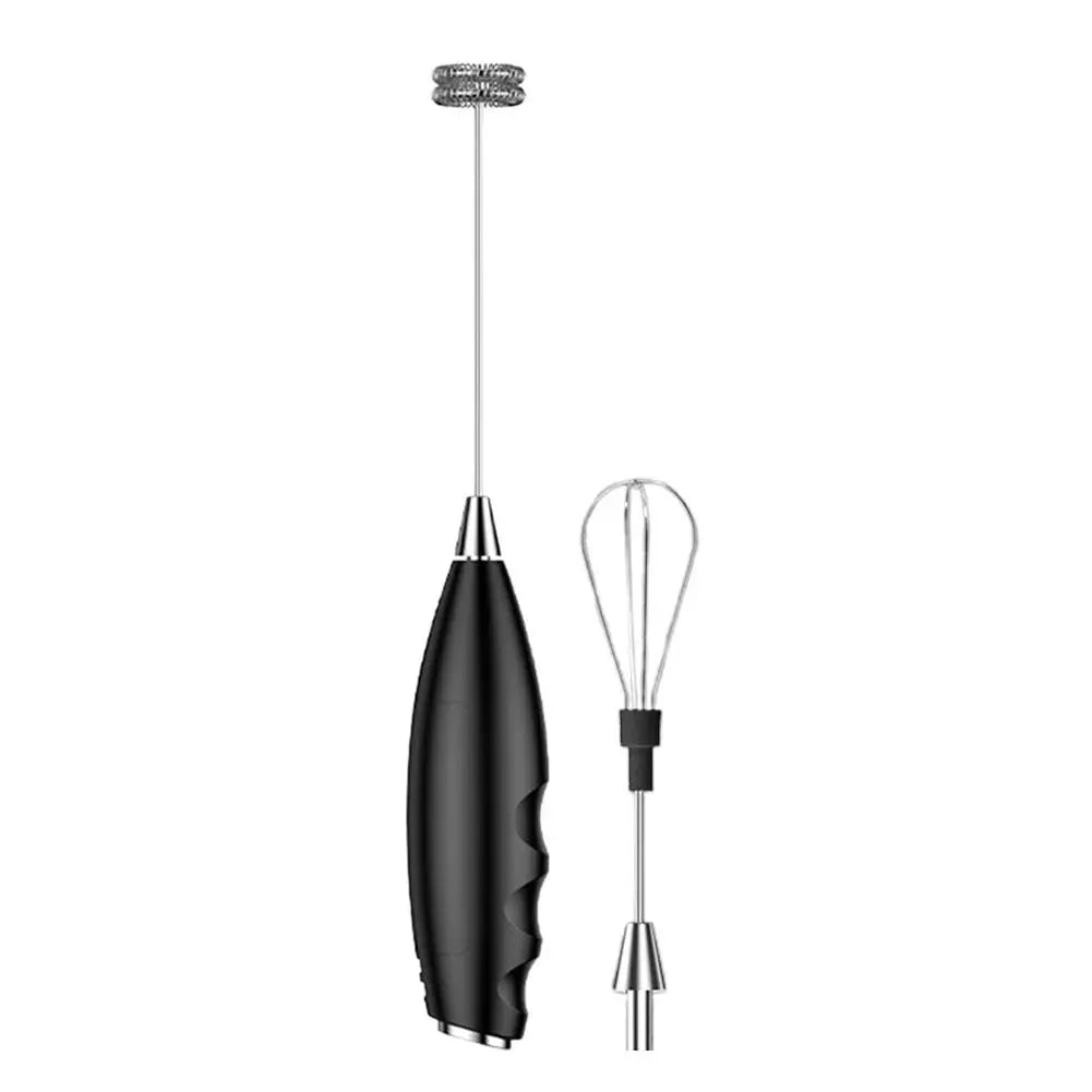 Wireless Electric Milk Frother Battery-Powered Handheld Foamer Coffee Cream Soup Peanut Butter Egg Whisking Baking Accessories