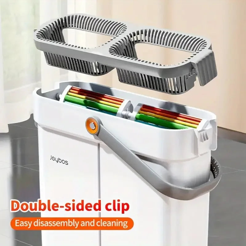 Joybos Ultra-Slim Flat Mop & Bucket System