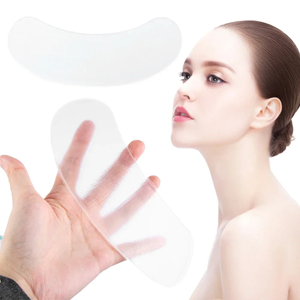 Reusable Silicone Care Neck Pad Neck Tape Wrinkle Pads for Neck Wrinkle Treatment Prevention Anti Wrinkle Remover Beauty Tools