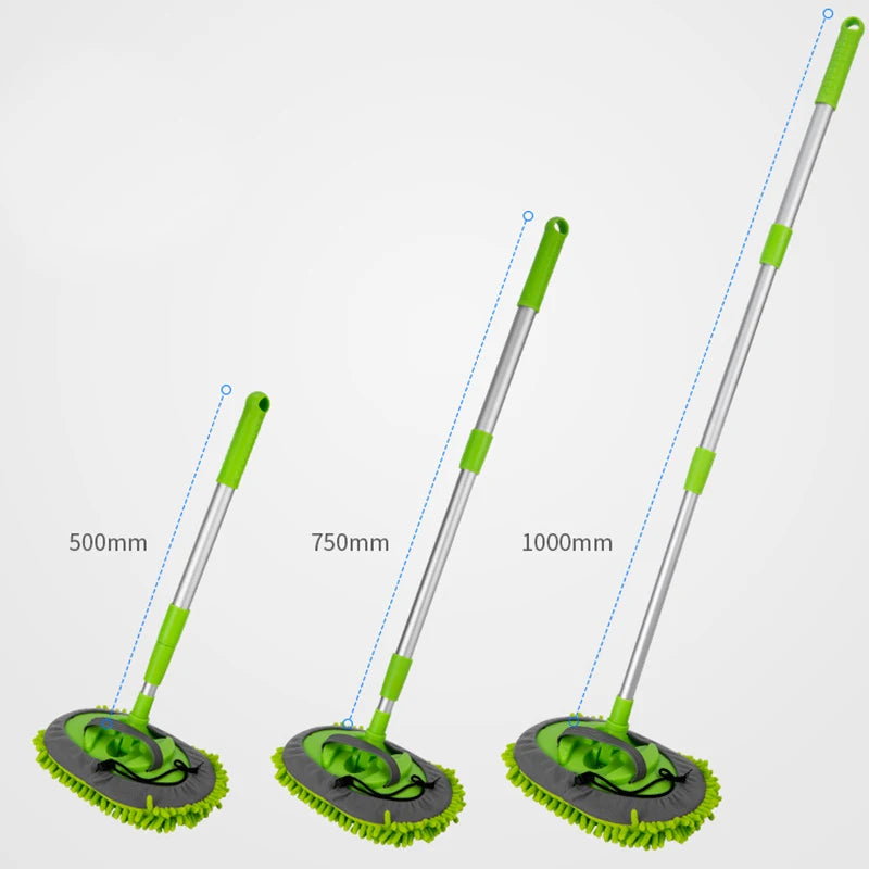 2-in-1 Telescoping Car Wash Brush & Duster