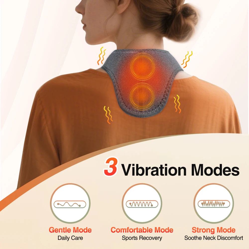 Electric foot and hand massager can vibrate and heat the ankles and ankles, and the bracket joints are portable, which can relax