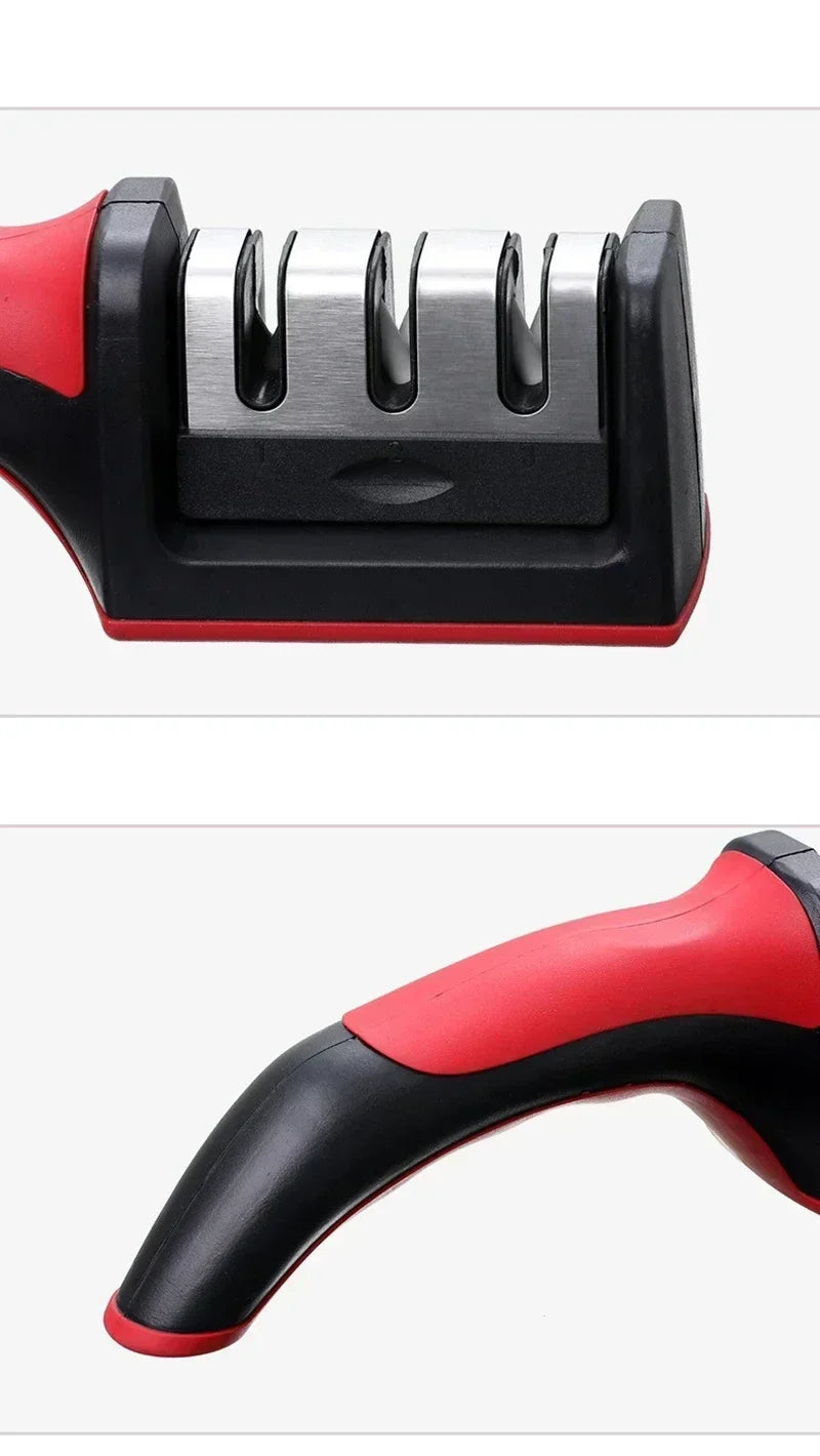 3-Stage Stainless Steel Knife Sharpener