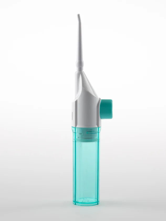 1PC Portable High-Pressure Water Flosser – Manual Pulse Jet Cleaner for Teeth & Gums, Deep Cleaning Oral Irrigator