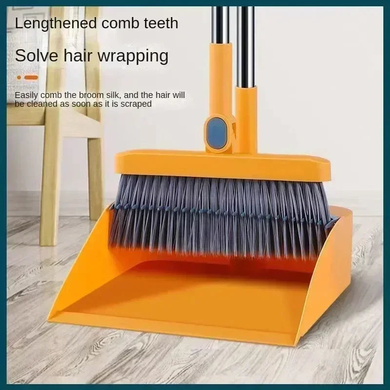 Foldable Broom & Dustpan Set