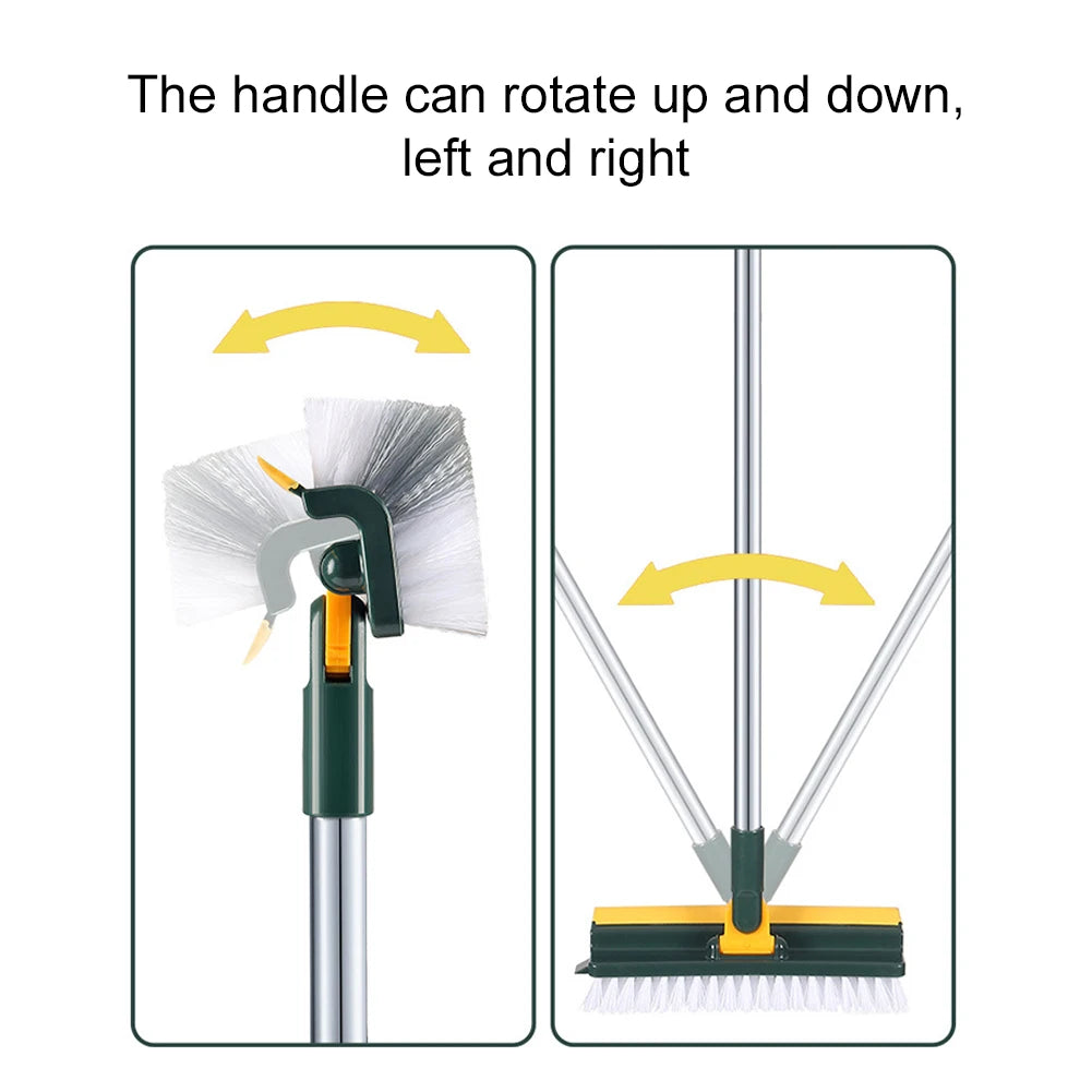 3-in-1 Long Handle Floor Scrub Brush
